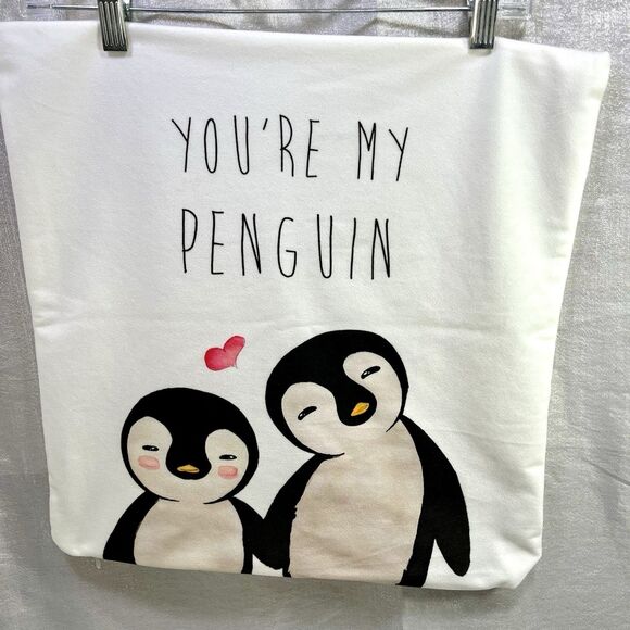 PENQUIN Pillow Covers Set of 2 18X18 Inch Covers Only - Picture 6 of 11